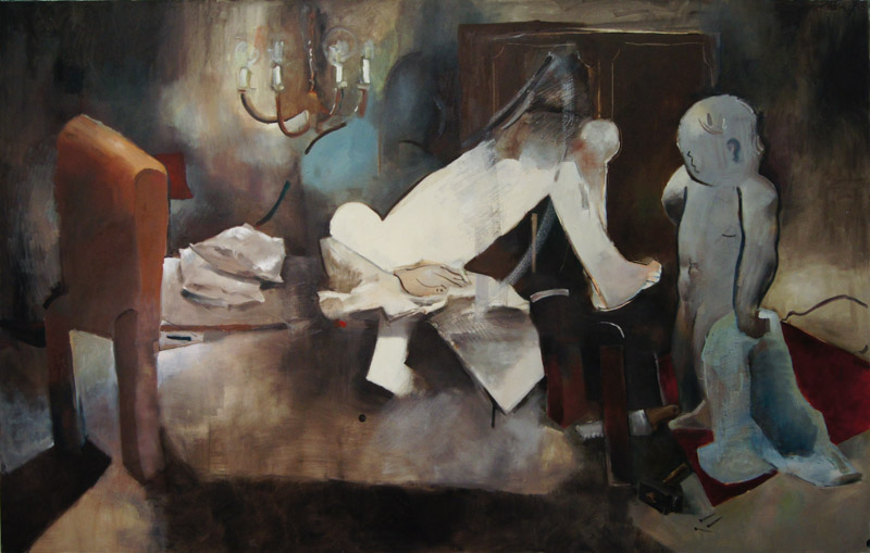 Painting, Oil on canvas by Ilias Antoniou